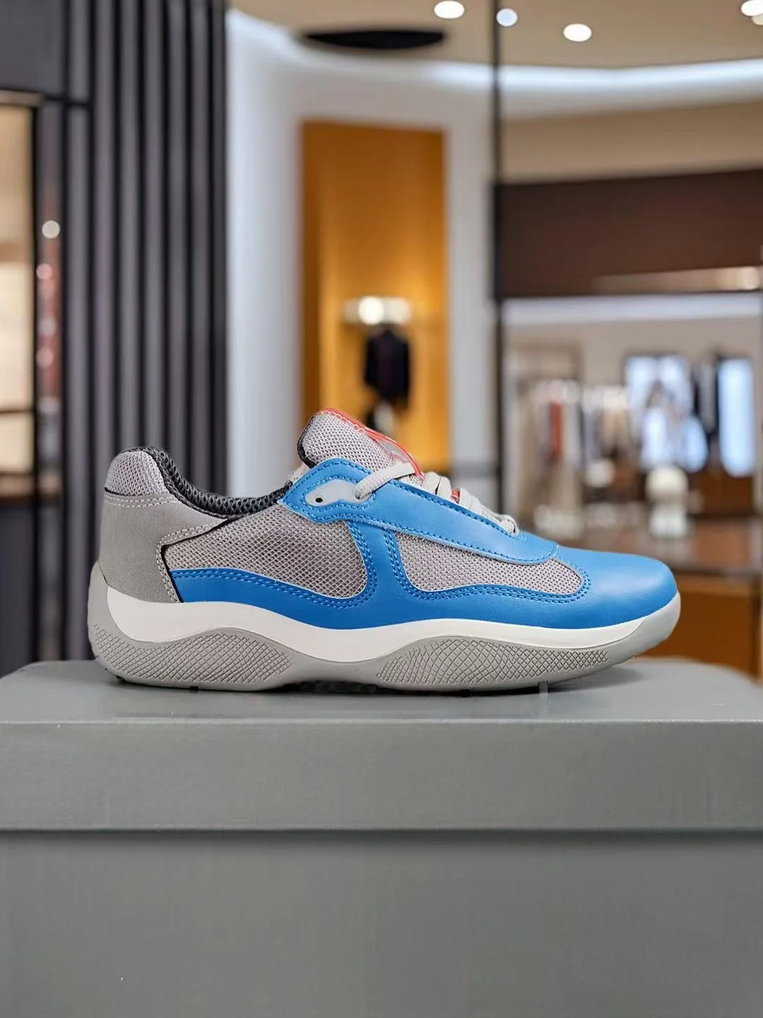 fabric sneakers prada americas cup sneakers womens