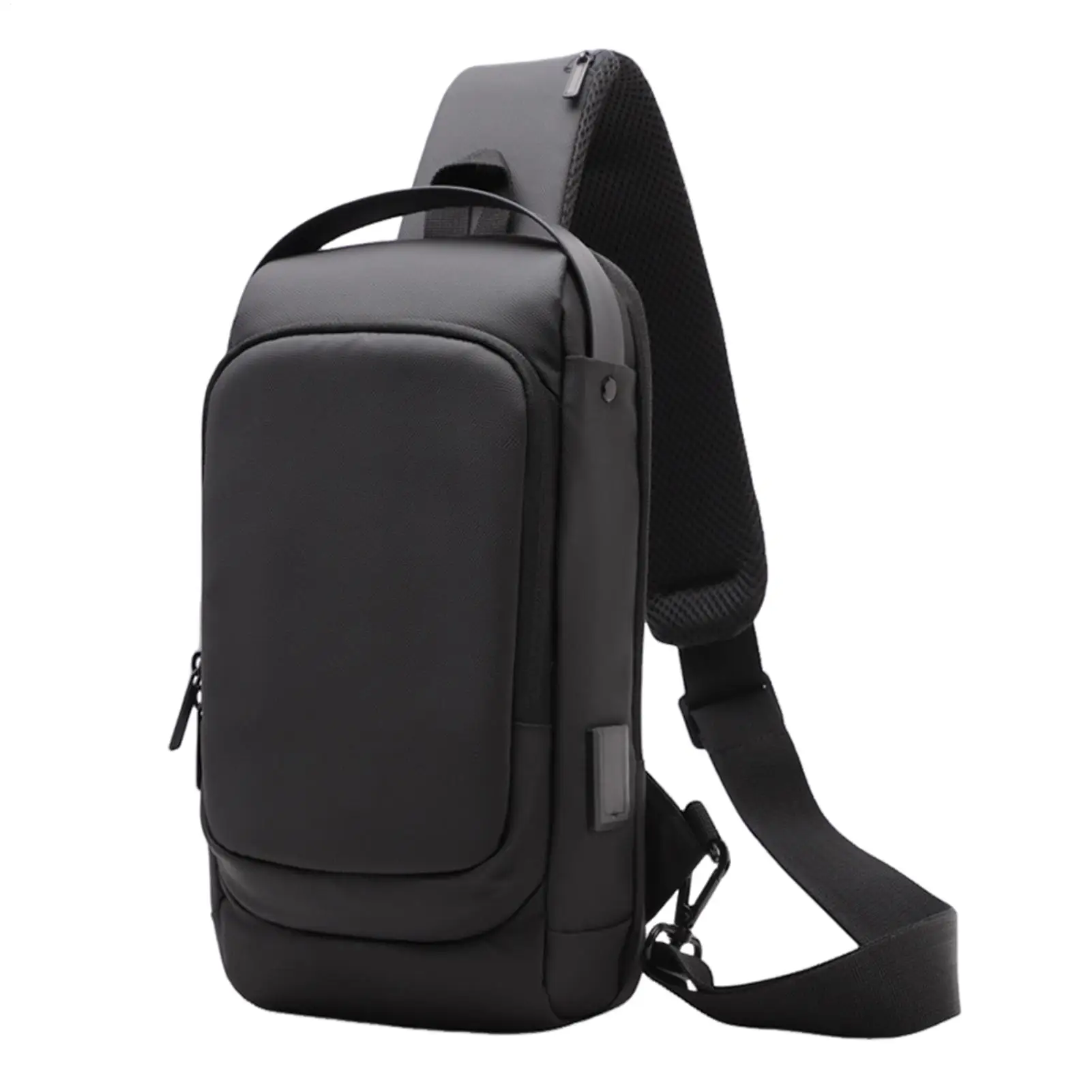 

Sling Bag For Men Stylish College Daypack Travel Anti-theft Pack With USB Charging Port Large Capacity Shoulder Daypack For