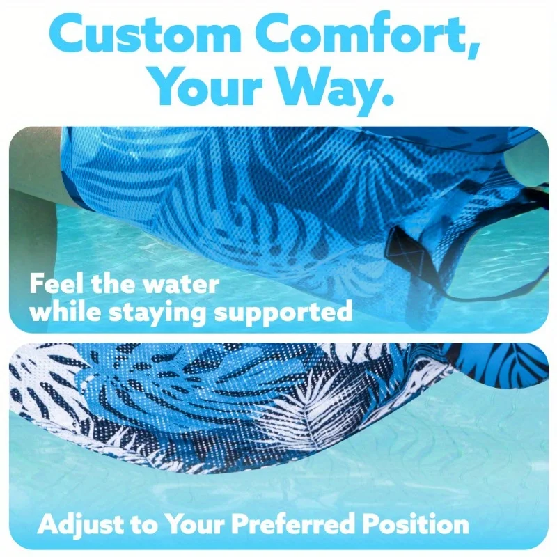 JOYFY 1/2 Pack Inflatable Pool Chair Leaf Floating Lounger for Adult Inflatable Pool Float Water Summer Party Beach Lake Chair