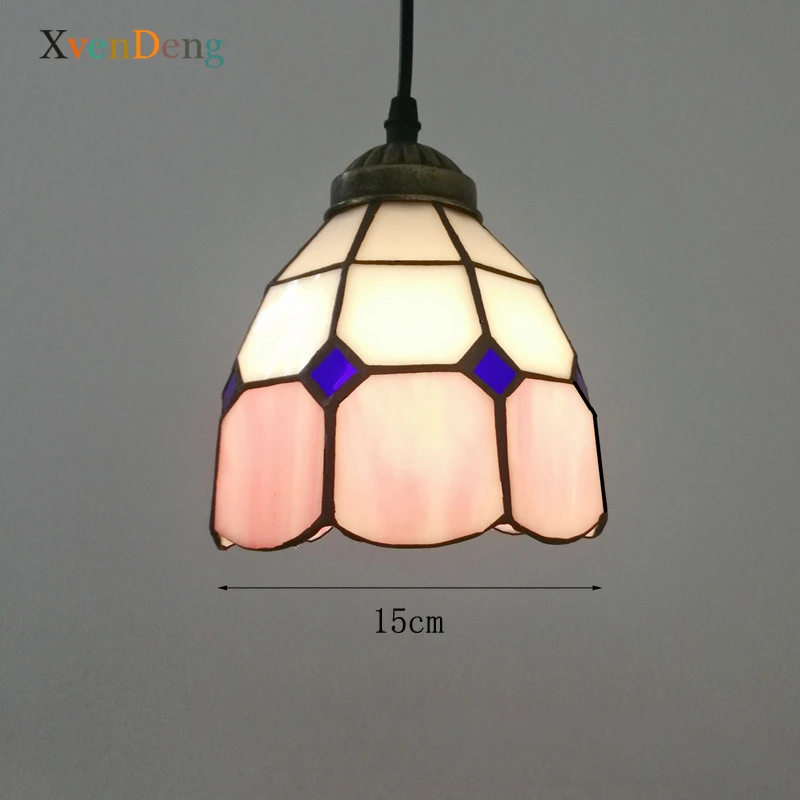 Turkish Lamps Mosaic Pendant Lights Tiffany Square Mediterranean Stained Glass Hanging Lamp Home Decor Kitchen Lighting Fixture