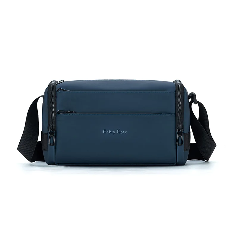 YoReAi New Polyester Fabric Shoulder Bag for Men Water Proof Multiple Simple Pure Color Crossbody Messenger  Travel Tote Bags