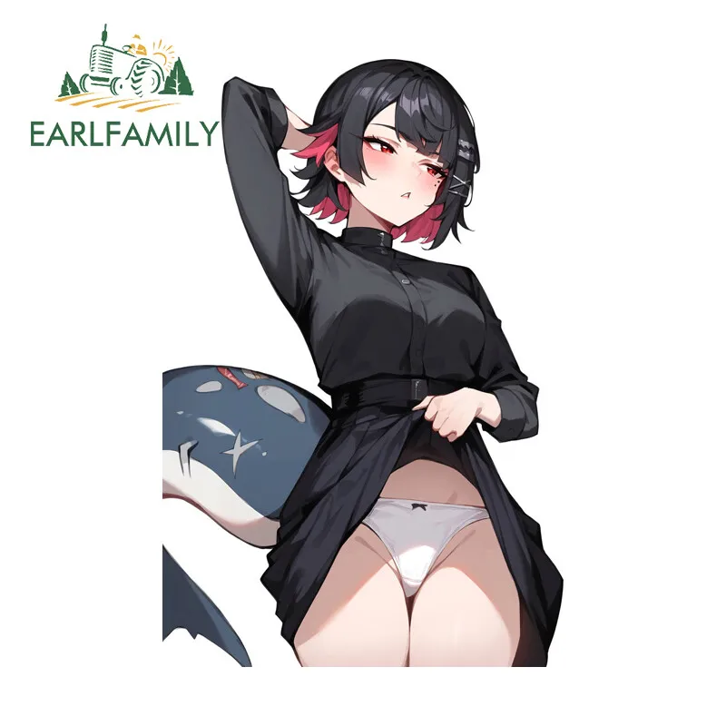 EARLFAMILY Zenless Zone Zero EllenJoe Car Stickers Personality Waterproof Refrigerator Decal Fashion Rearview Mirror Decoration