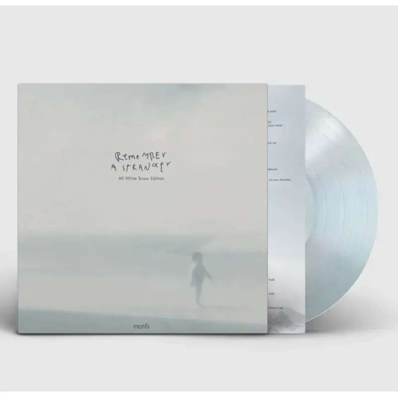 Transparent White Motifs Remember a Stranger Vinyl LP for Record Player