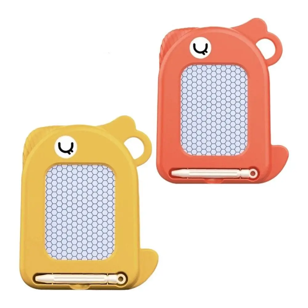 Travel DIY Magnetic Drawing Board Keychain Creative Erasable Writing Board Pendant Funny Hanging Charm Fidget Kindergarten