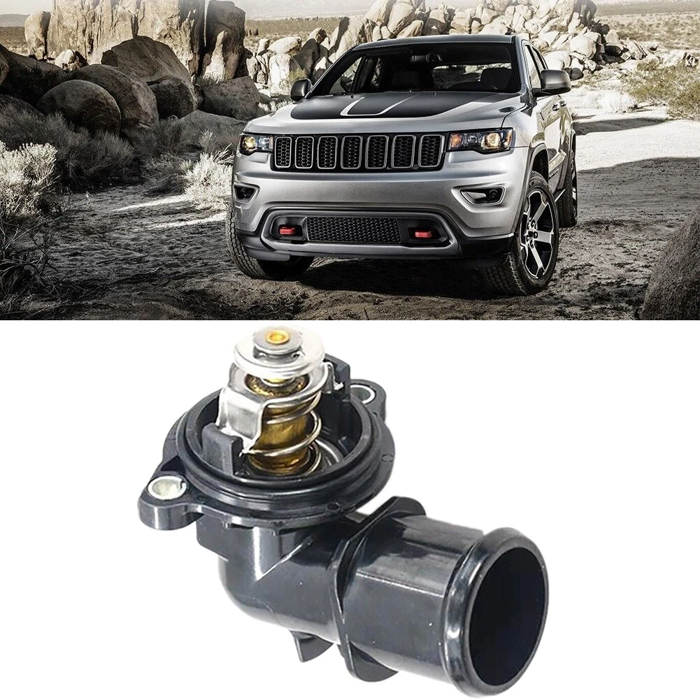 1pcs Thermostat ABS+Metal Car Accessories Perfectly Replace 68253514 68253514AA For Grand Cherokee WK 3.0TD CRD 2011-2018