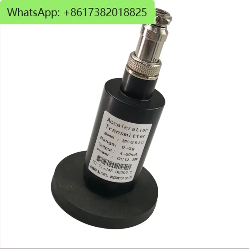 Motor Pump Piezoelectric Ceramic Compressor Vibration System Vibration sensor Integrated 4-20mA Transmitter RS485