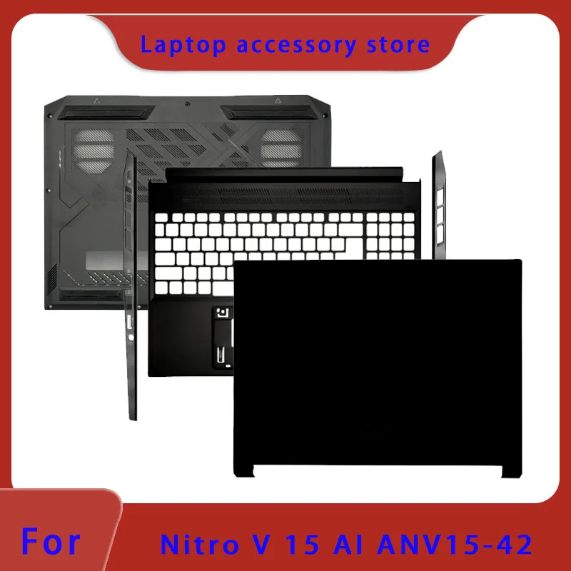 Suitable for notebook computer Nitro V 15 AI ANV15-42 LCD screen top cover, front panel, border palm rest, bottom shell, black