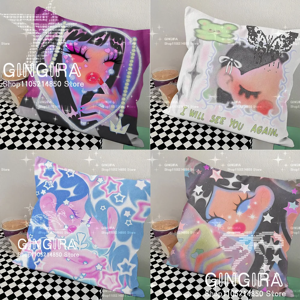 ปลอกผ้านวมสไตล์ Y2K สำหรับตกแต - Home Decor Y2K บทวิจารณ์และราคา