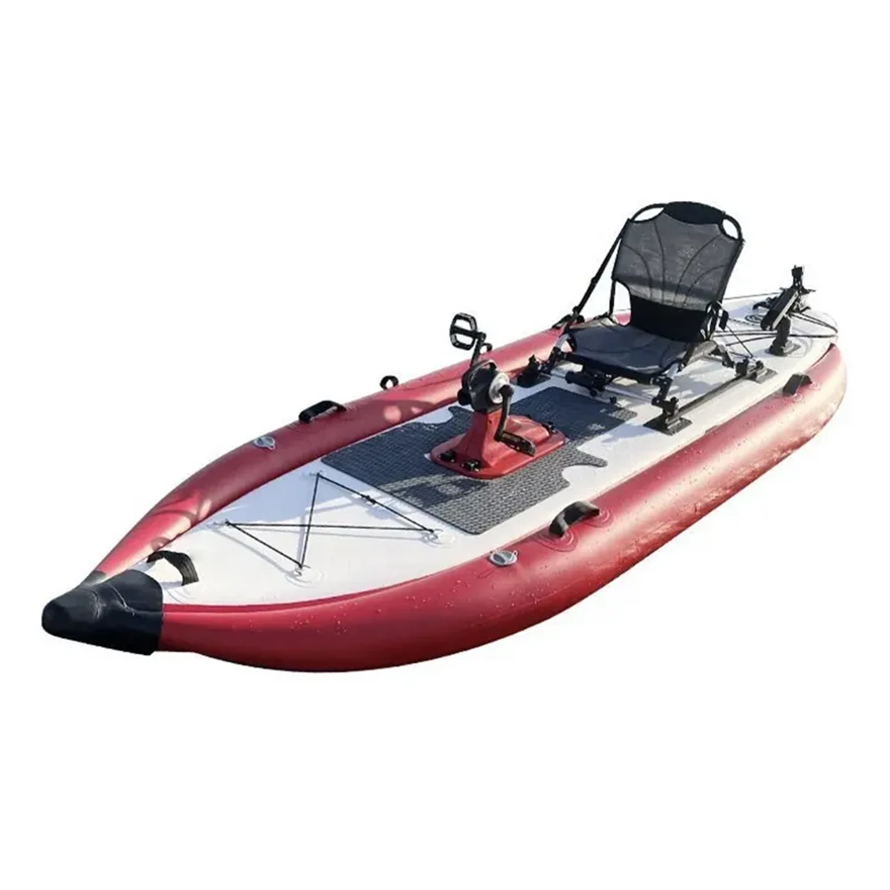

Single-Seat Inflatable Pedal Kayak, New Design Professional Ocean Fishing Canoe