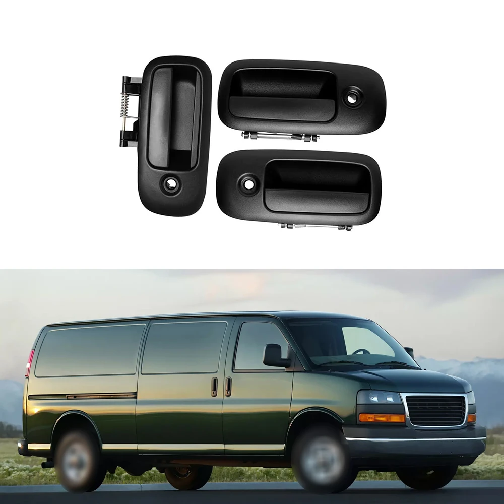 3 шт. наружная дверная ручка, наружные дверные ручки для Chevrolet Express 1500 2500 1996-2009 гг. 25942270 25942271 25942272   Автозапчасти