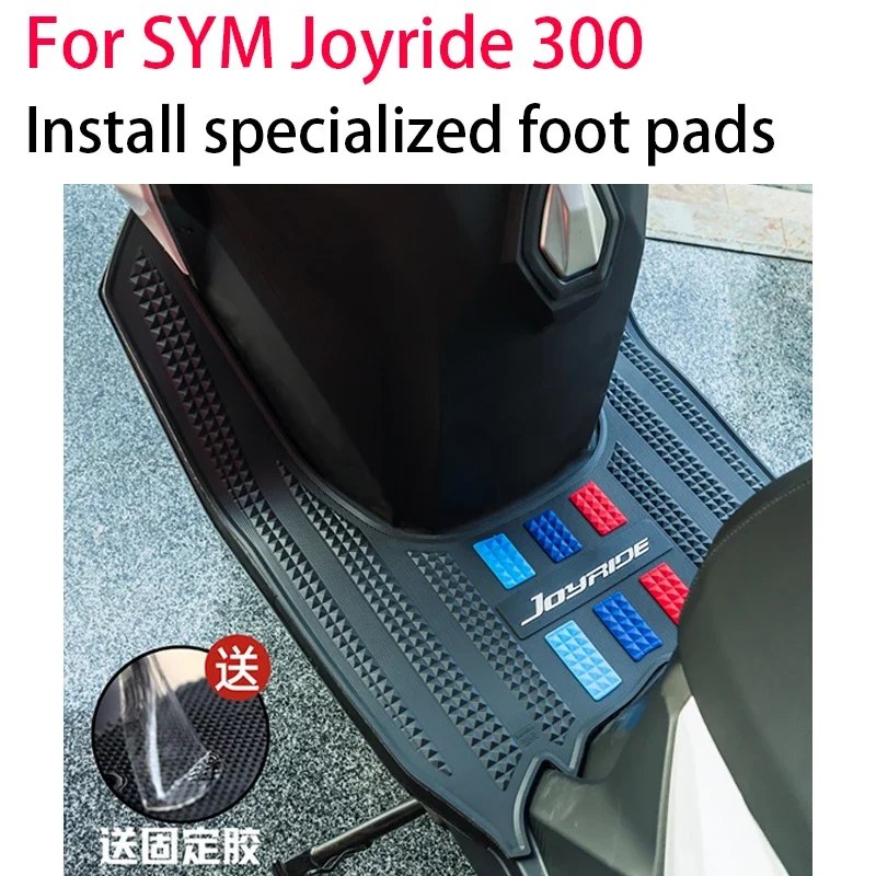 Fácil de instalar para Sym Joyride 300 Instalar alfombrillas especializadas para motocicletas, actualización a más gruesas