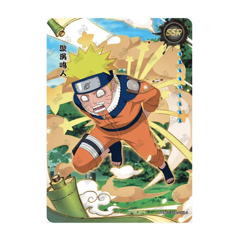 KAYOU Genuine Naruto Series 7 Bing Zhi Zhang inherit SSR(155-179) Single Sheet Full Set Sasuke Haruno Sakura Collection Card