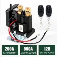 Relé de interruptor de batería de 12V, Control remoto Dual, interruptor de corte de batería, relé de Control antirrobo, interruptor de apagado para coche, barco, RV, furgoneta