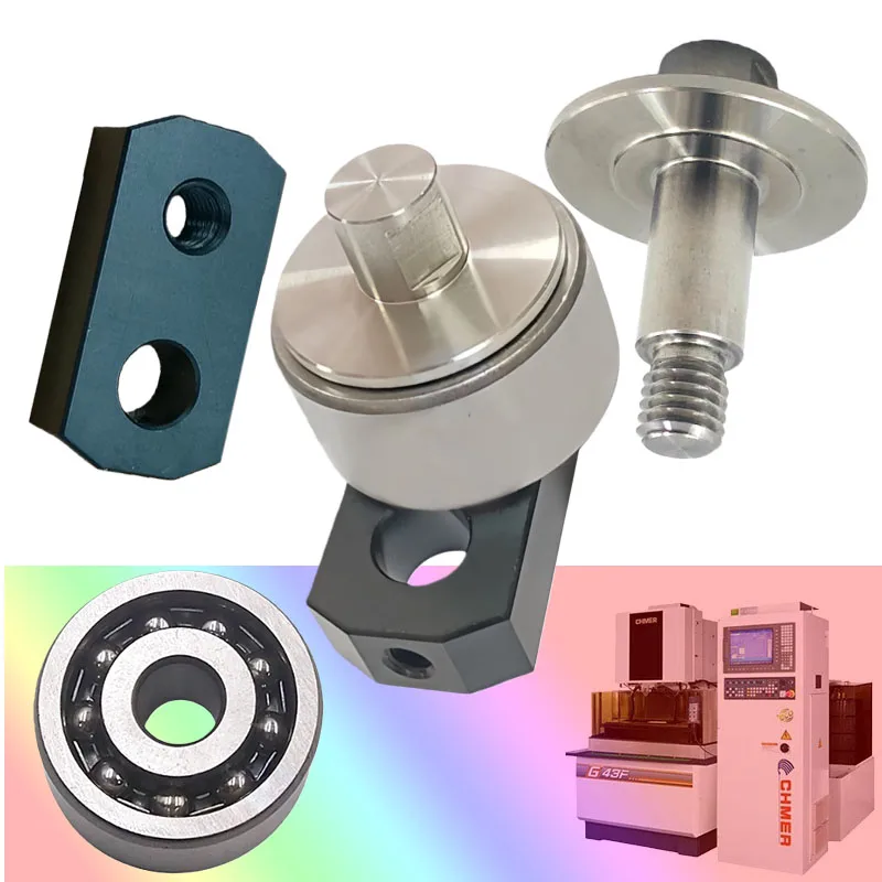 Tension auxiliary wheel seat Auxiliary wheel complete set for CHMER series Wire cut EDM Spare Parts