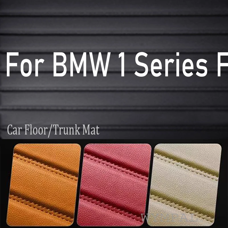 

Luxury Leather Car Floor Mat For BMW 1 Series F40 118i 116d 118d 2020 2021 2022 2023 5seat Waterproof Car Mats Car Accessories
