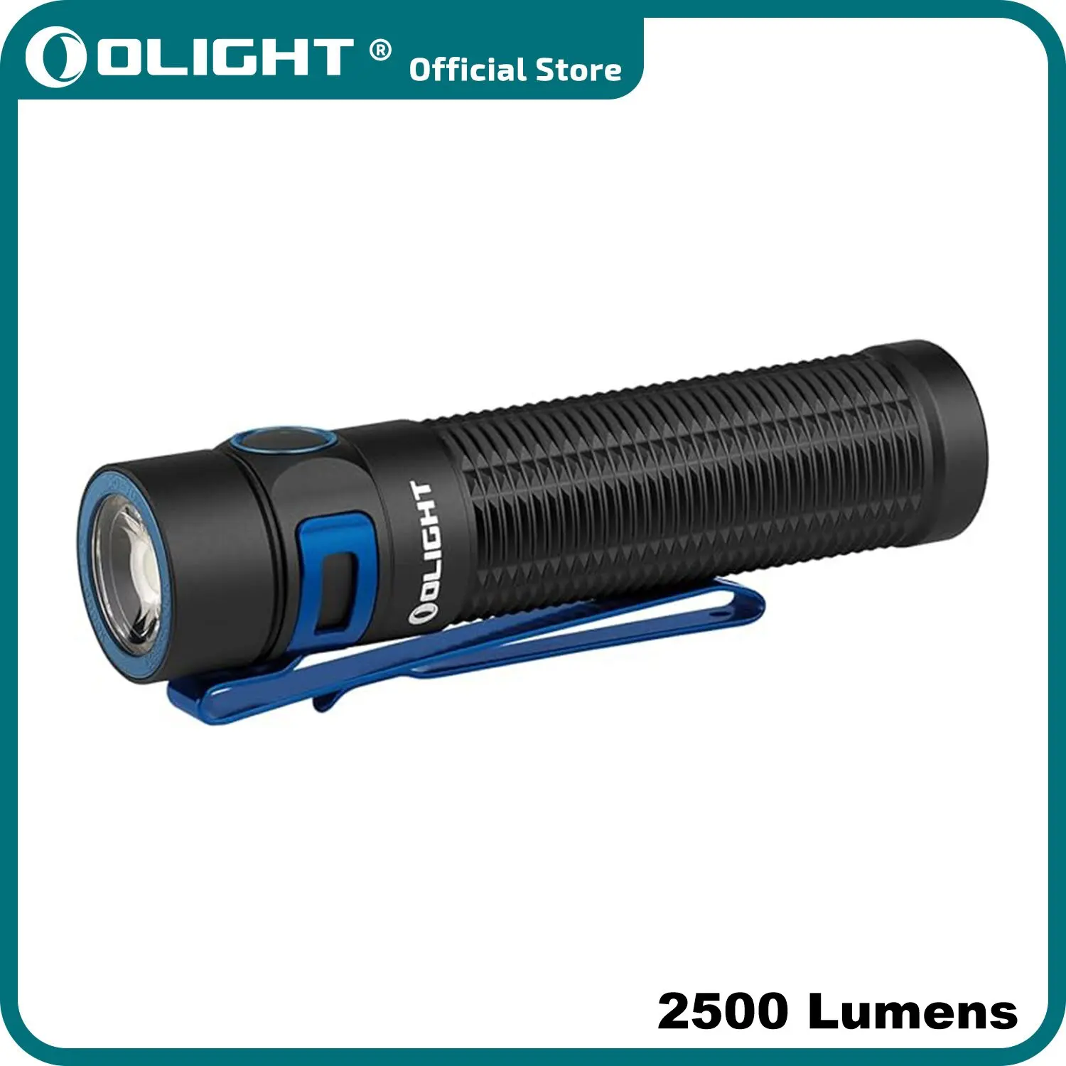 OLIGHT Baton 3 Pro Max-linternas de bolsillo EDC compactas recargables, 2500 lúmenes, Sensor de proximidad de seguridad