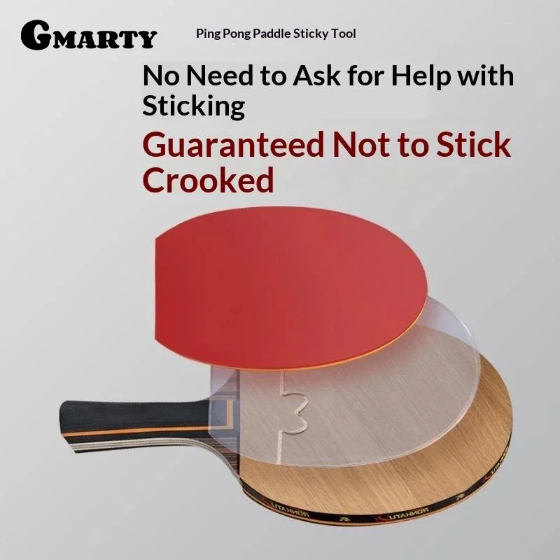 Transparent Acrylic Plate, Table Tennis Rubber Gluing Auxiliary Positioner, Dedicated Alignment Tool For Racket Assembly