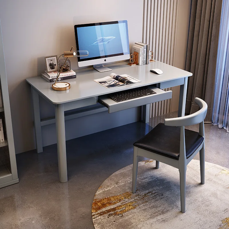 Solid Wood Durable Children's Learning & Computer Desk Modern and Simple Design for Student Use