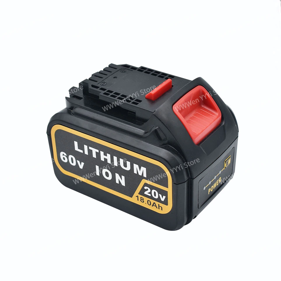 for Dewalt 18.0Ah 60V/20V MAX Replacement Battery DCB204 DCB609 DCB206 DCB209 DCB205 DCB606 Power Screwdriver Tools Batteries