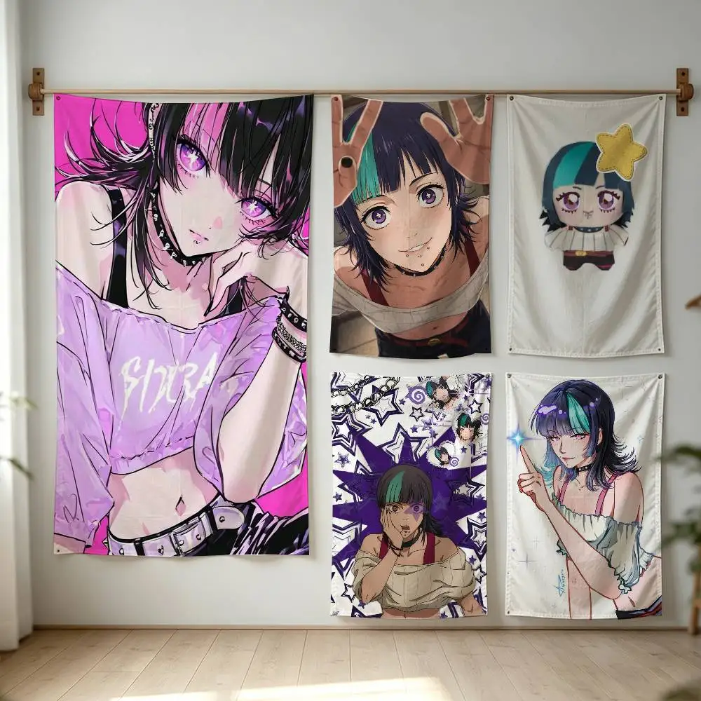 K-Kirara H-Hoshi Flag Digital Printing Banner for Garage Wall Out Door Decoration