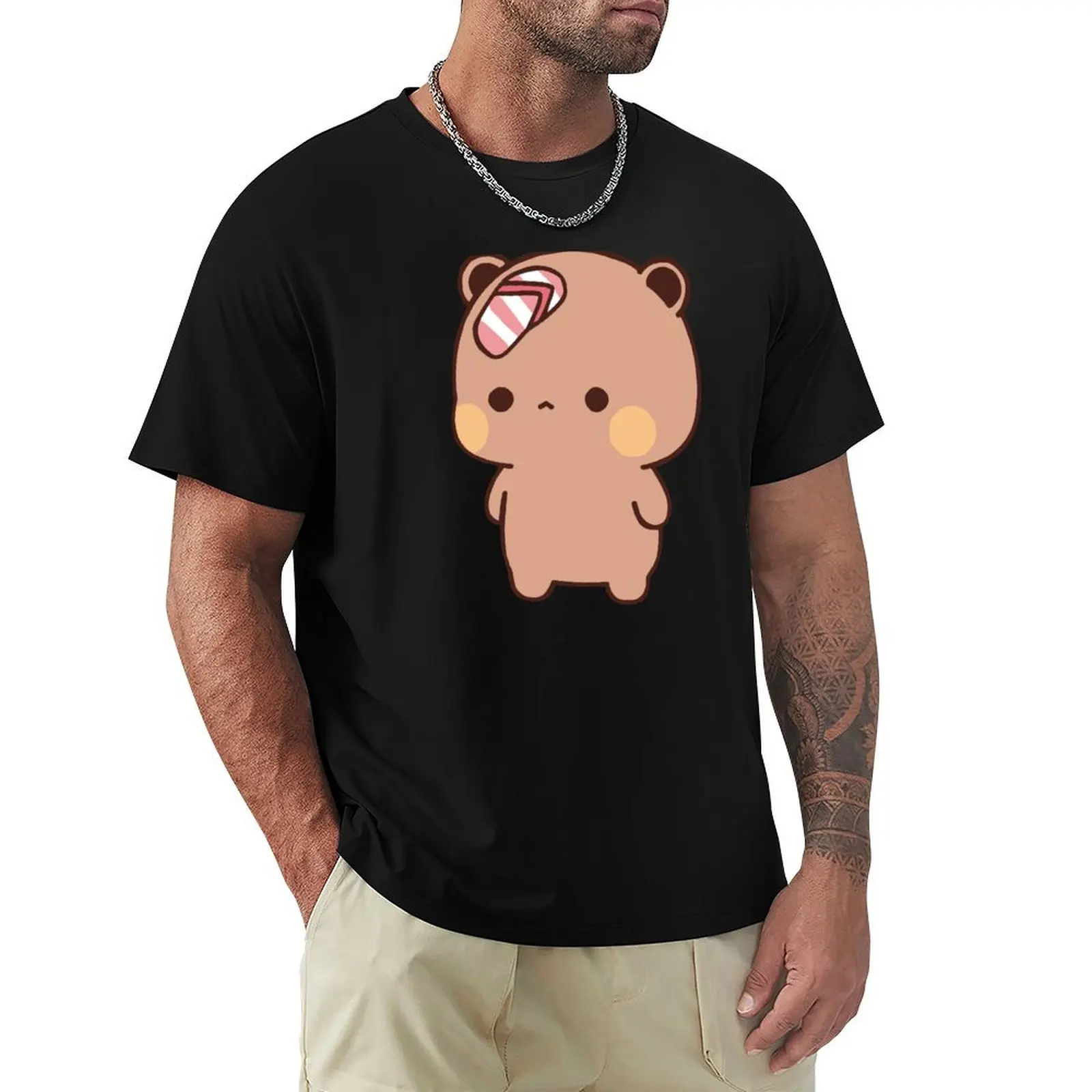 Panda BuBu’s Flip Flop on DuDu Bear face!!?? T-Shirt Sweat Resistant Workout Tee Shirt
