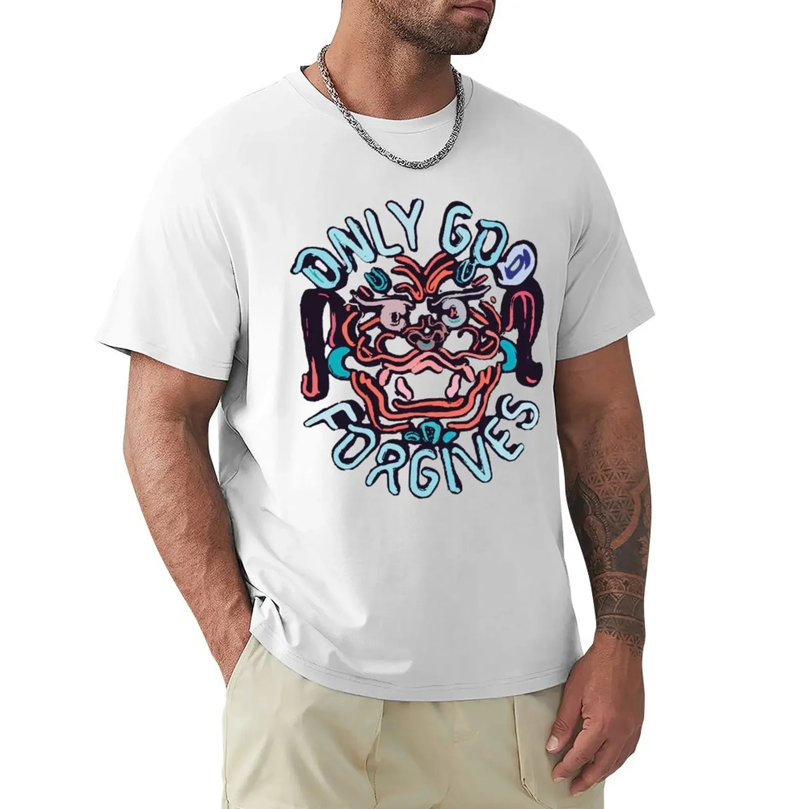 

Only God Forgives T-shirt summer tops vintage clothes shirts graphic tees mens t shirts pack