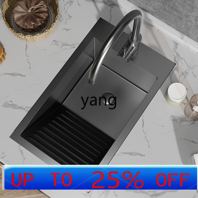 

YJQ балконный бассейн из нержавеющей стали для стирки с доской для натирания, раковина для улицы, с одним слотом под столешницей, раковиной на открытом воздухе