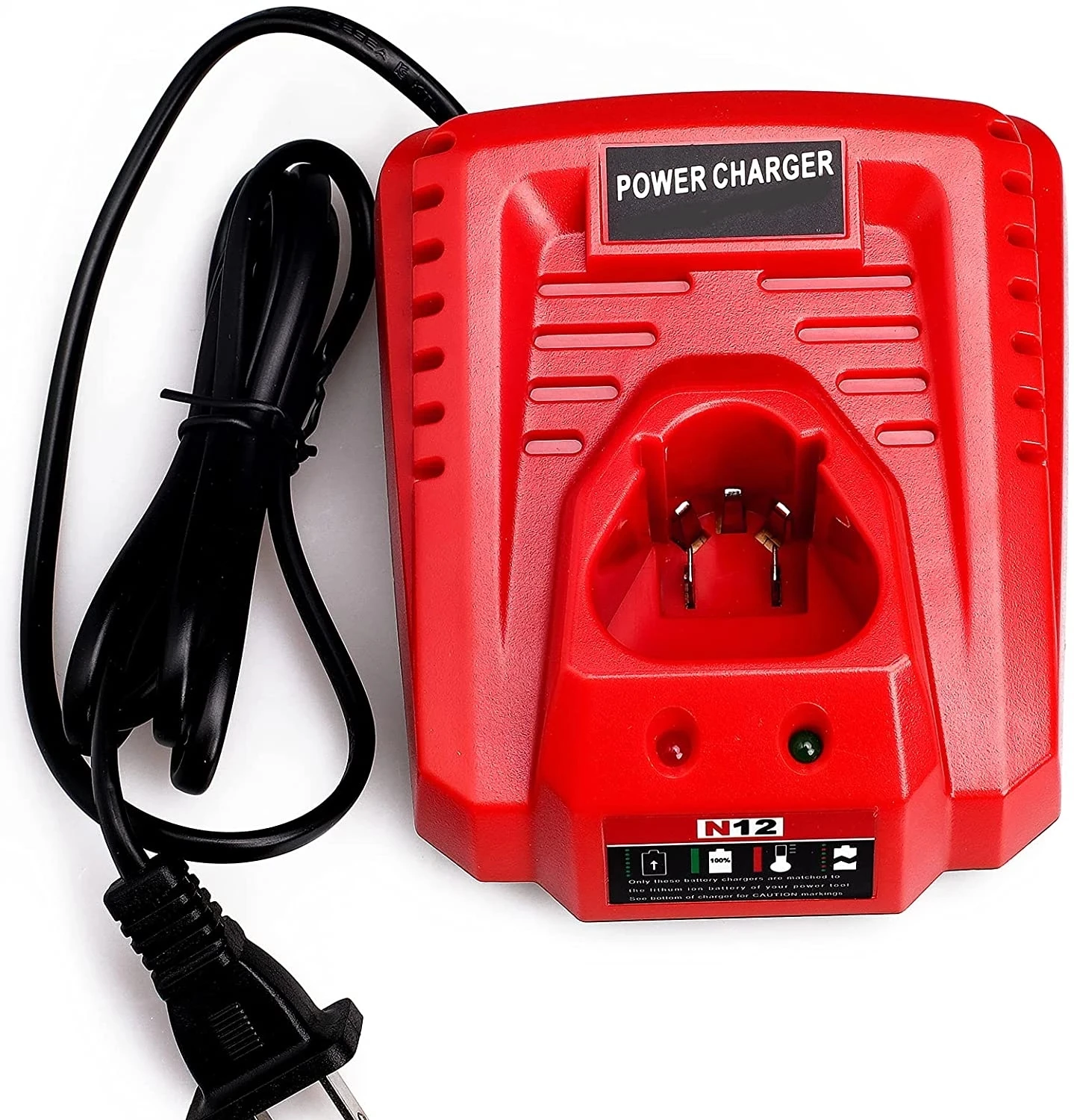 Imagem -05 - Carregador é Adequado para Milwaukee 48592401 10.8v 12v Adaptador de Bateria de Lítio Eua ue uk au Plug M12