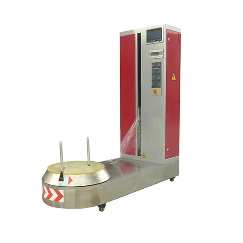 آلة تغليف تغليف الأفلام المطاطية الأوتوماتيكية ذات التصميم الجديد آلة تغليف أمتعة المطار #1