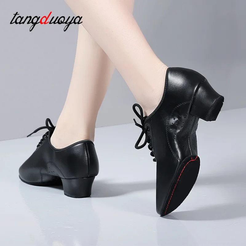 Adult Children Latin Dance Shoes Soft sole Men Latin Salsa Competition Dance Shoes Standard Dance Training Shoes 26-45