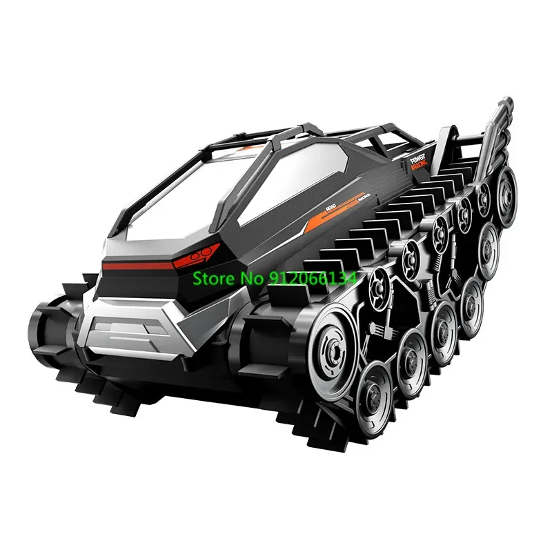 2 in 1 All-Terrain-Crawler Elektro-RC-Tankwagen 2,4g leistungs starke wasserdichte Fernbedienung Amphibien gepanzerte Fahrzeug tank