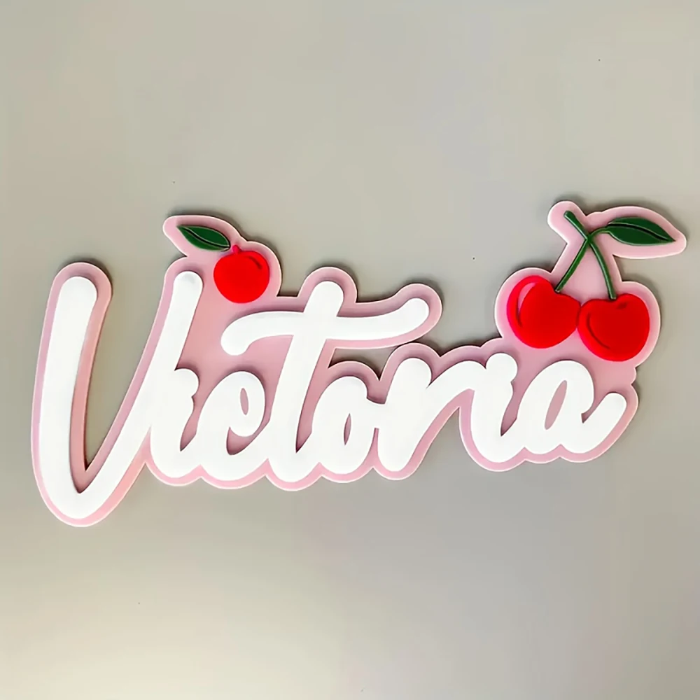 שלט עם שם לילדת היומולדת