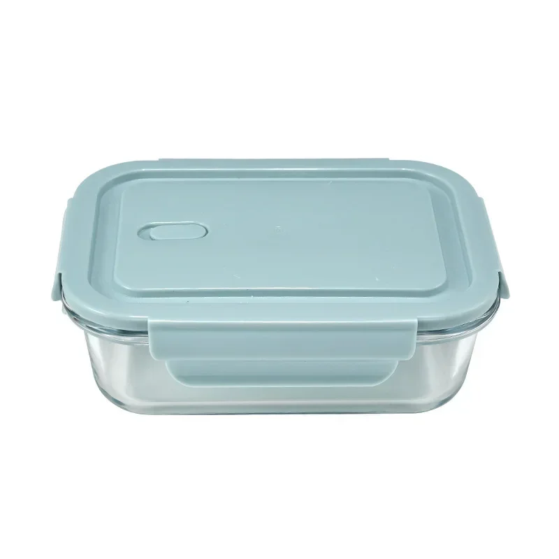 410/680/1040ML Food Grade Sealed Frozen Glass Refrigerator Microwavable Glass Lunch Box Meal Prep Containers Thermal Lunch Box