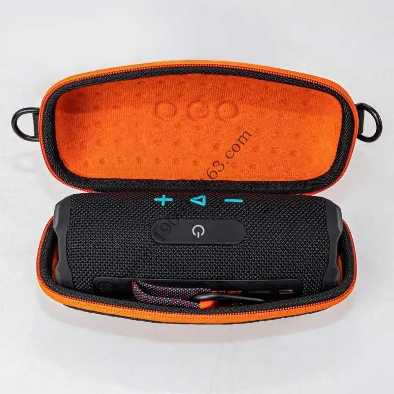 Custodia per altoparlanti EVA impermeabile per guscio altoparlanti a 7 con tasto stoccaggio a doppia cerniera H05A