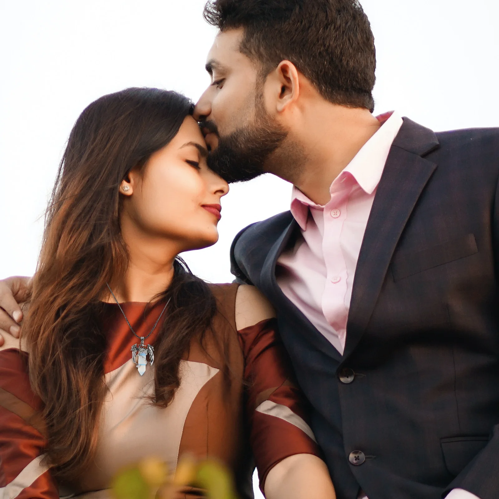 

Necklaces Crystal Stone Pendant Dragon Jewelry Long Chinese-style Necklacelace Letter Cool Goth for Men Man