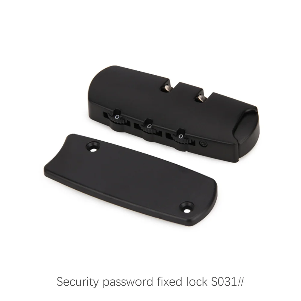 Suitcase Luggage trolley case accessories Combination lock Fixed lock Security anti-theft lock zipper lock head