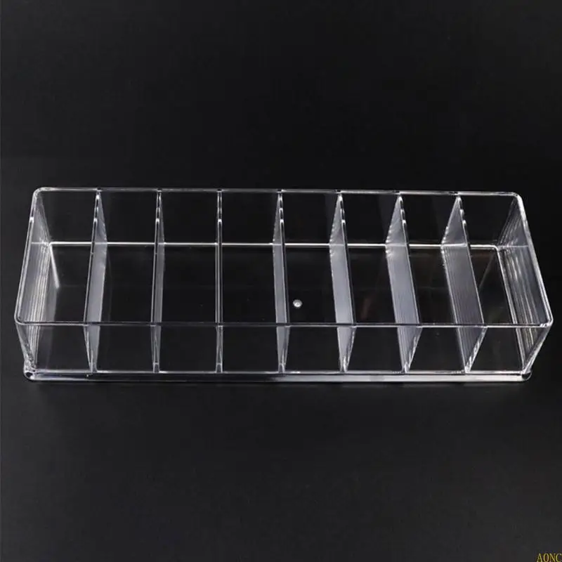 A0NC Organisateur peigne Guide lame en plastique rectangulaire, Base universelle 8 Grille pour les cheveux électriques