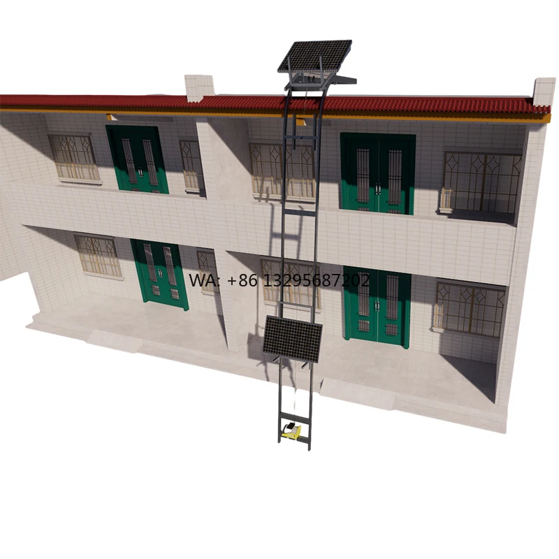 

Factory Supply Warehouse Lifting Equipment Solar Panel Hoisting Cargo Elevator Ladder Lift for Roof