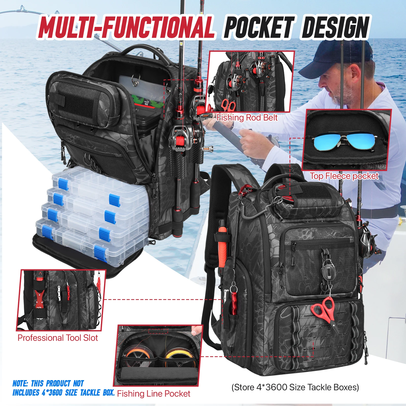 Wodoodporny plecak wędkarski 4 – Backpack Insert Organizer recenzja i cena