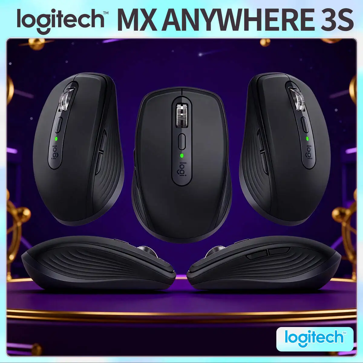 

Logitech MX Anywhere 3S High Performance Bluetooth Mouse for Office Business Travel Home Use