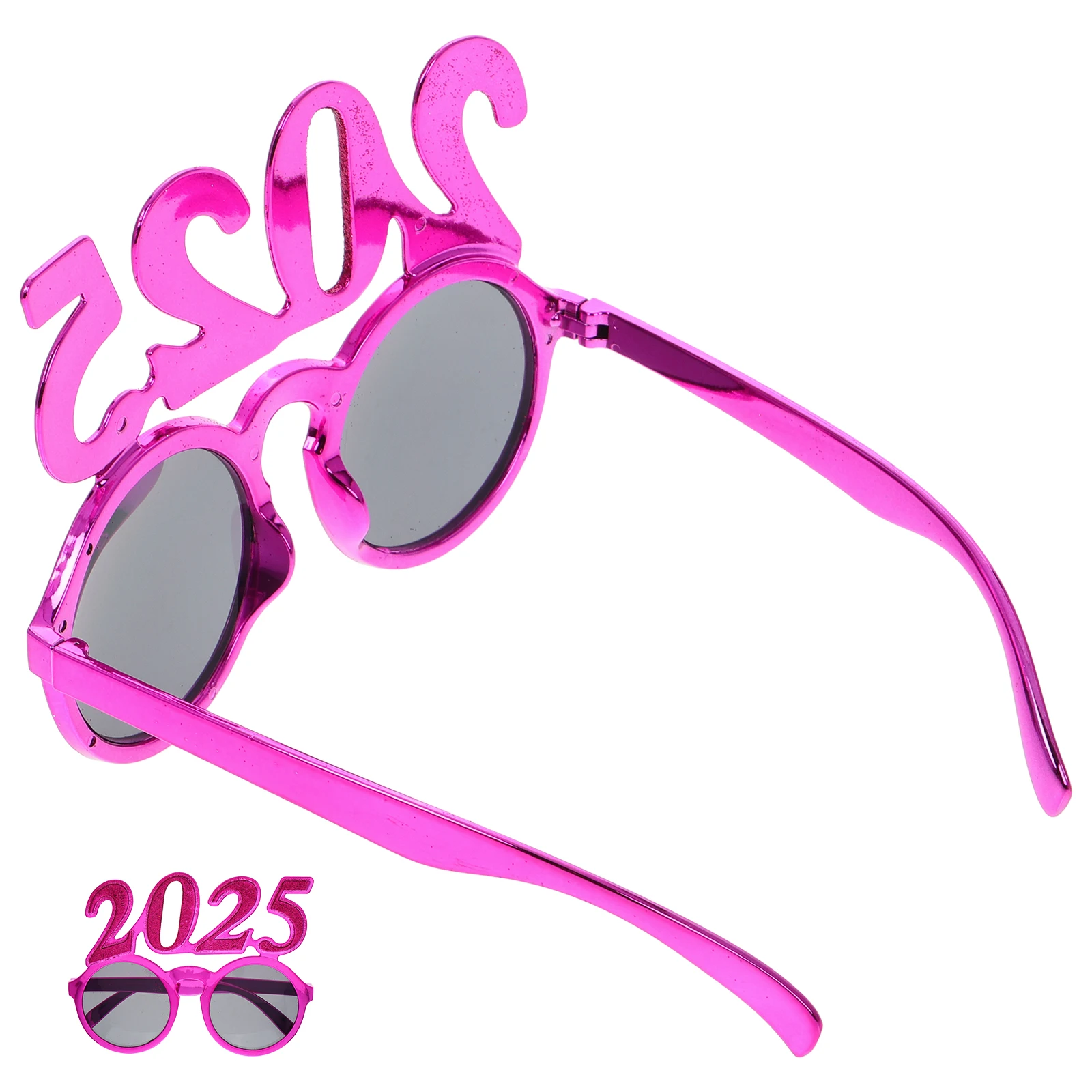 

Digital Glasses Accessory New Years Eve Photo Booth Eyeglasses Prop 2025 Christmas