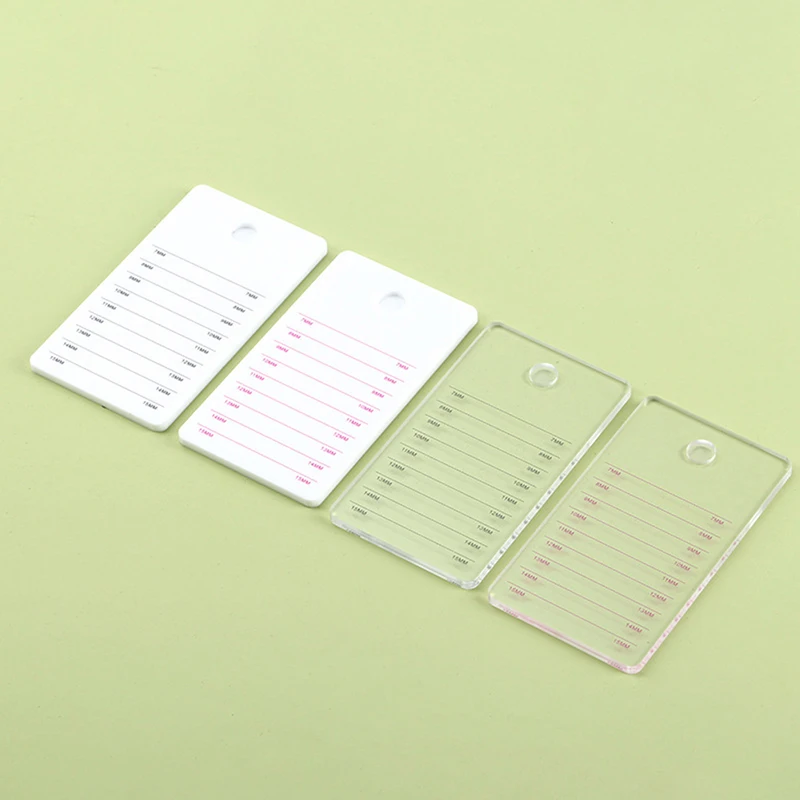 Acrylic Eyelash Board Eyelash-Tray Palette Eyelash Tray Strip Stand Individual Eyelash Extensions Hand Plate Lash Pallet Holder