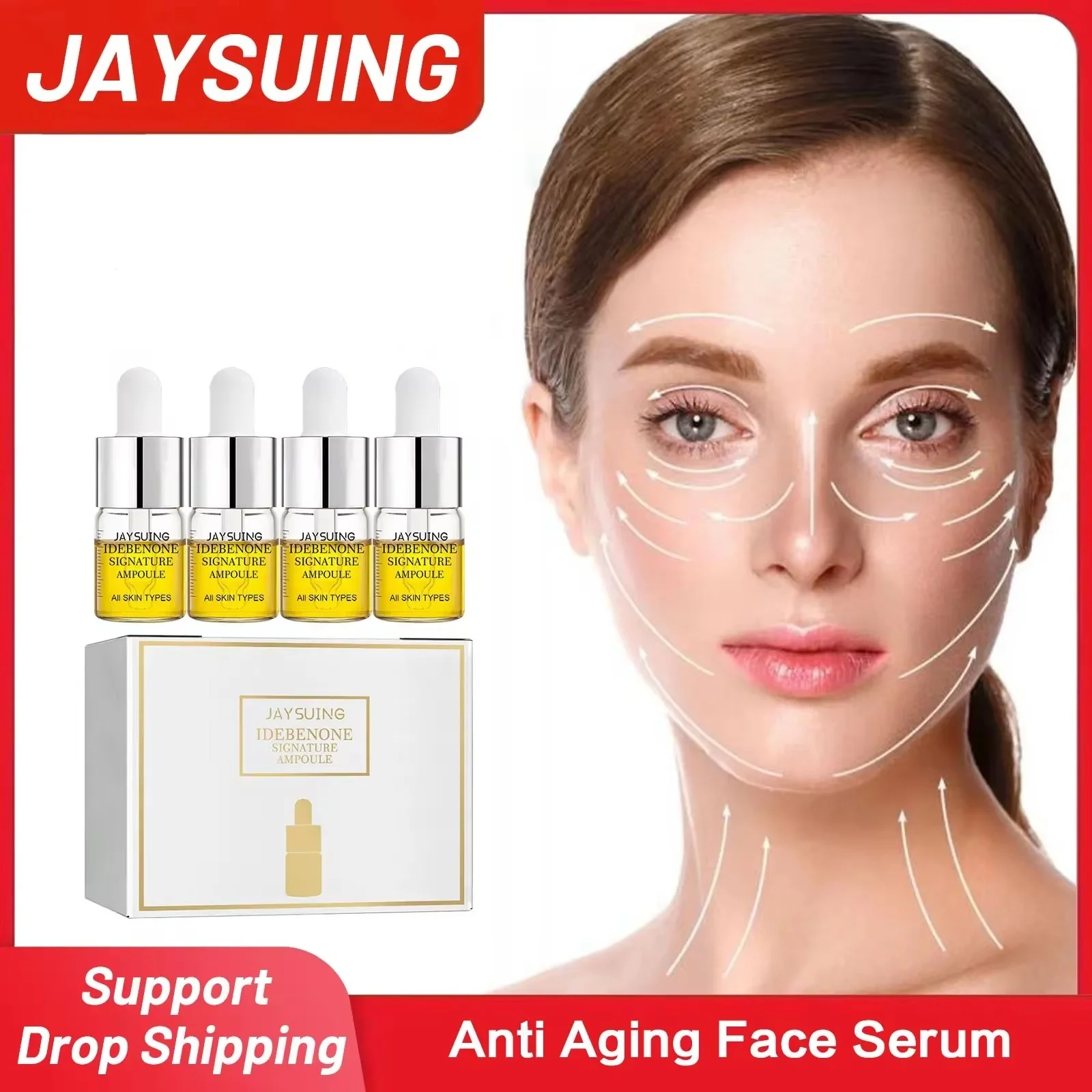 Anti Aging Face Serum Lifting Firming Remove Fine Lines Reduce Depth Wrinkle Improve Dry Skin Brightening Moisturizing Skin Care