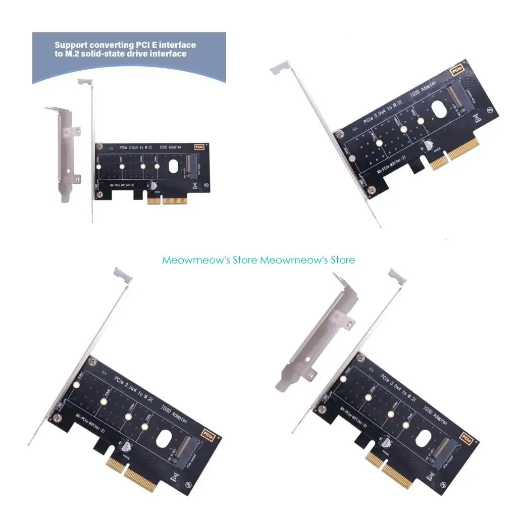 W91A M.2 PCIe NVMe SSD To PCIE Adapter Card Full Speed Card PCIE Adapter Card For 2230 2242 2260 2280 M.2 NVME SSD