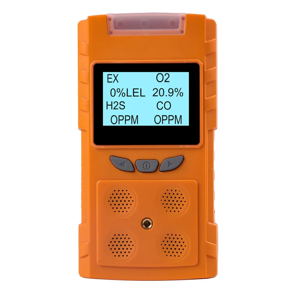 PLT850Four-in-one toxic and harmful gas combustible oxygen carbon monoxide hydrogen sulfide carbon dioxide detector