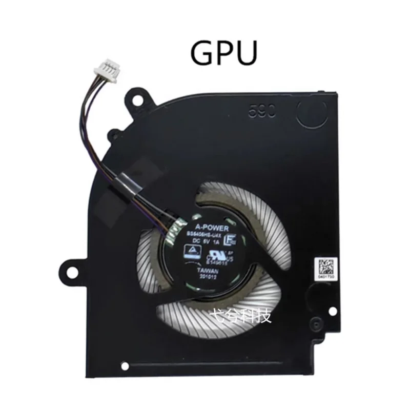 Kipas pendingin GPU Laptop Cpu MS-1563 15M MS-1562 Stealth