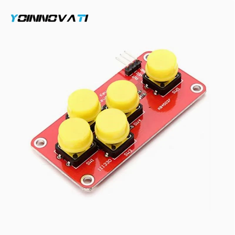 5pcs 10pcs AD Keyboard Simulate Five Key Module Analog Button for arduino Sensor Expansion Board