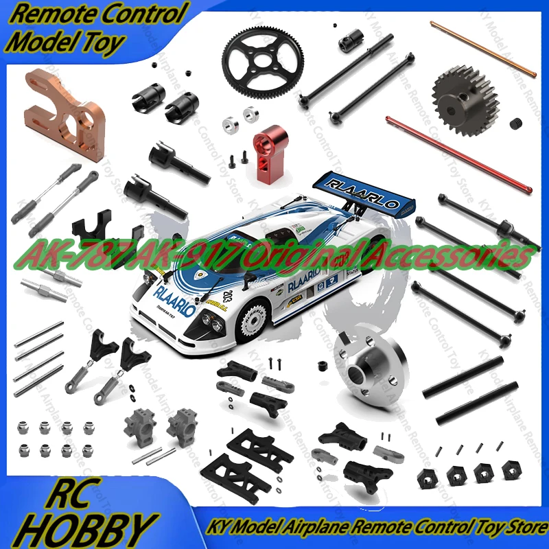 Acessórios Originais Ak-787 Ak-917: Engrenagem do Motor, Braço Oscilante, Pino, Eixo de Transmissão, Suporte do Motor, Barra de Direção, Roda Traseira, C-Socket, Dog Bone