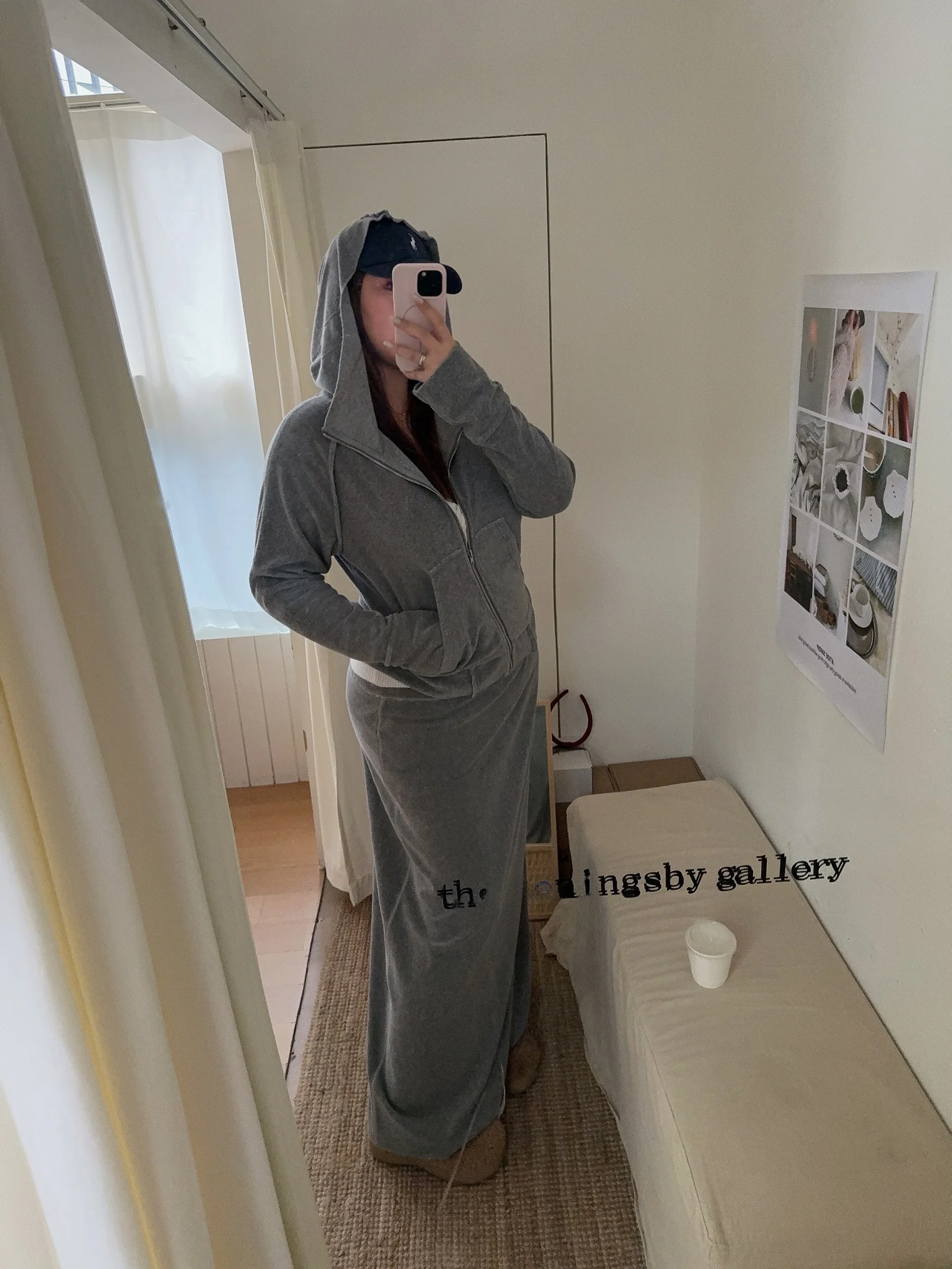 

Boolibyoo Comfortable Oversized Towel Material Slim Fit Hoodie Jaet And Skirt Set Street Sle Faion Ensemble