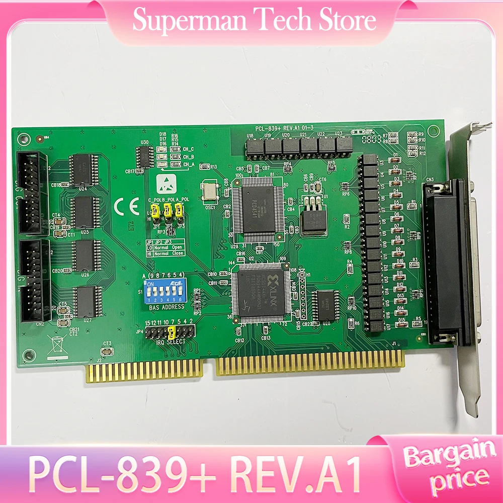 

Data Acquisition Card 3-Axis Stepper Motor For Advantech Capture Card PCL-839+ REV.A1